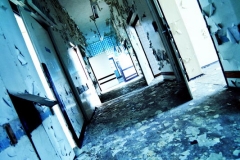 old hospital corridor