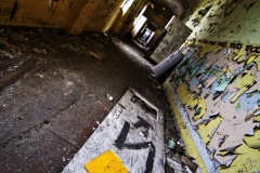 old hospital corridor